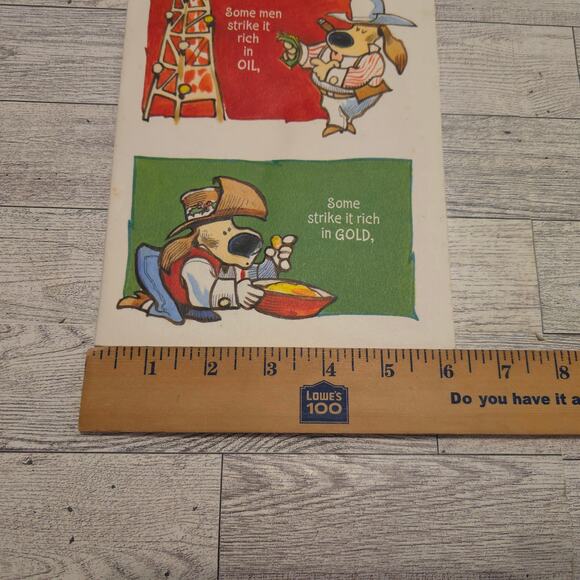 Vintage Hallmark Christmas Card Wife No Envelope - Picture 10 of 10